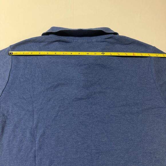 US Polo Assn. Polo Shirt, Royal Blue, Men's Size L, LUXURY FEEL - Picture 5 of 9
